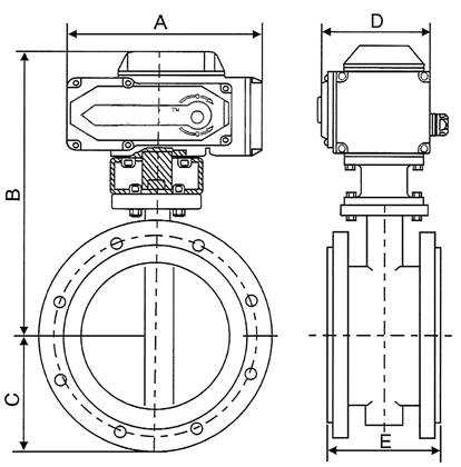 d941X-16c電動蝶閥的型號意義及結(jié)構(gòu)詳細(xì)圖解