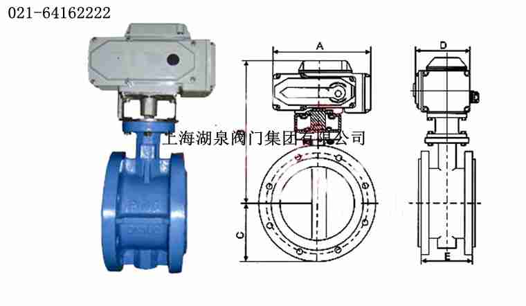 d941X-16c電動蝶閥的型號意義及結(jié)構(gòu)詳細(xì)圖解