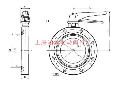 GI型手動高真空蝶閥結(jié)構(gòu)圖片